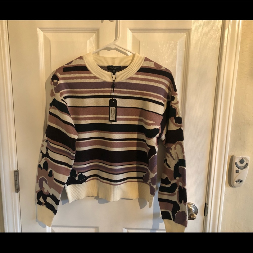 Rag & Bone New York Mauve Nellis Pullover Sweater